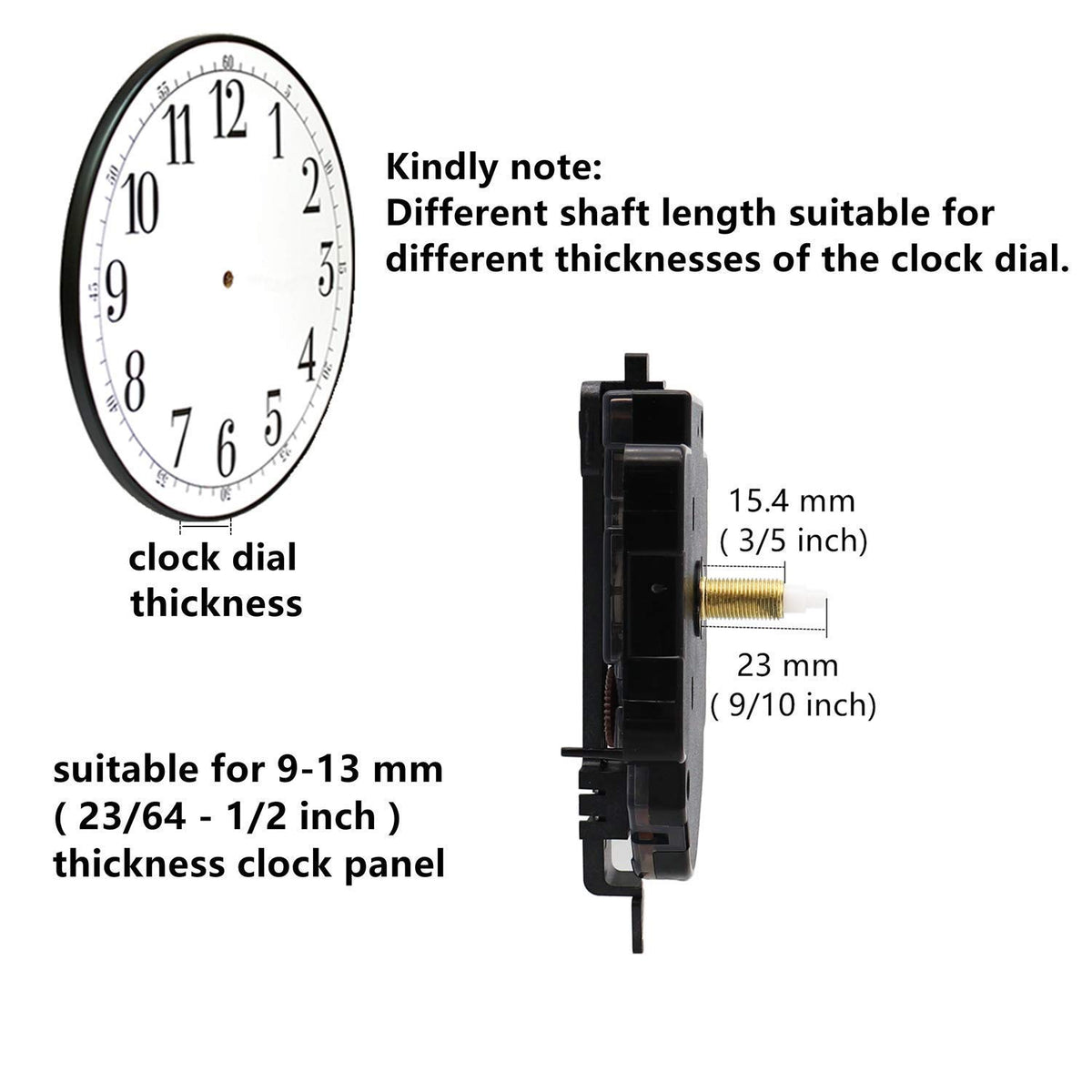 TIKROUND Youngtown 12888 includes three hands set for dial customization.
