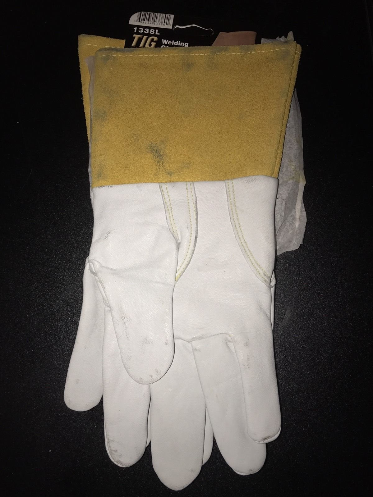 Tillman 1338 goatskin TIG glove with side protection for edge durability