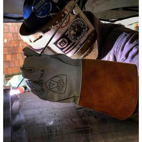 Tillman Tig Welding Gloves glide patch aids movement when guiding the torch
