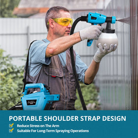 TILSWALL detachable 1300ml container enables long spraying sessions without frequent refills.