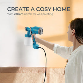 Tilswall 1.5mm nozzle delivers fine finish on furniture.