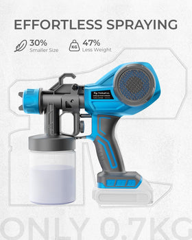 Tilswall spray gun four nozzles for versatile patterns