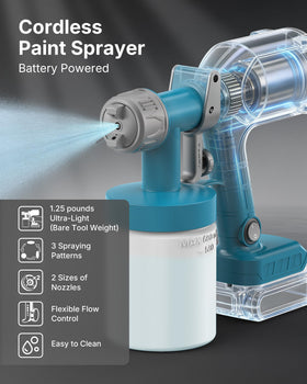 TILSWALL sprayer flow control knob for adjustable coating consistency.