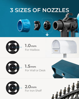 Tilswall 1.5mm nozzle for mid-size coverage