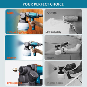 Tilswall Shark 800W brass nozzle 3mm for high-volume coating.