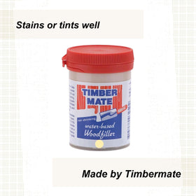 Timbermate edge-repair fill reveals smooth, durable edge restoration.