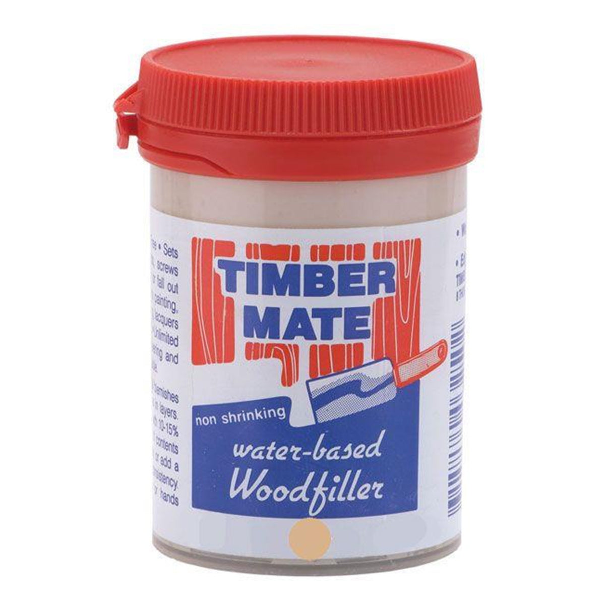 Timbermate Red Oak wood filler 8oz jar closeup for fast, clean repairs.