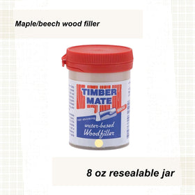 Timbermate stain-compatibility test shows natural-looking repair options.