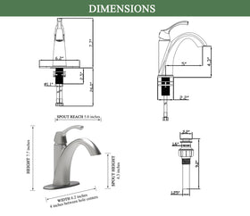 TimeArrow TAF206-BN stainless 1/2-inch adapters for flexible plumbing options.