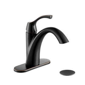 TimeArrow TAF206-ORB bathroom faucet front view with durable oil rubbed bronze finish