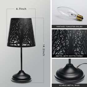 Timeflies anti-tipping metal base provides stable support on desks and nightstands