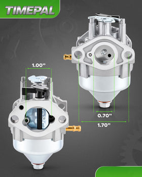 TIMEPAL GCV160 carburetor assembly parts close-up outlines components.
