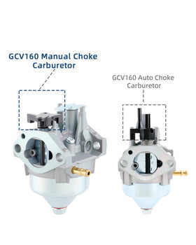 TIMEPAL GCV160 carburetor side view highlighting compact design.