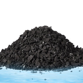 Timgle bulk activated charcoal coconut shell close-up for filtration and purification