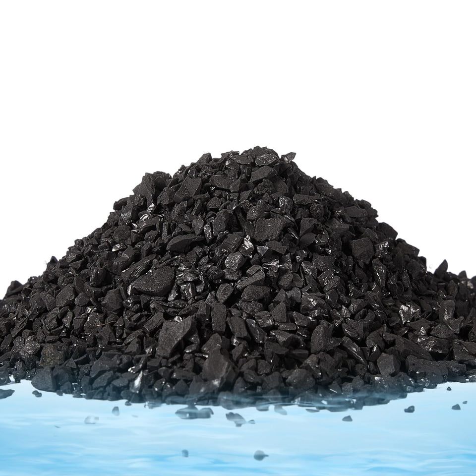Timgle bulk activated charcoal coconut shell close-up for filtration and purification