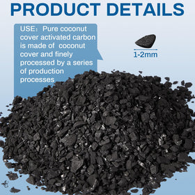 Timgle sleek black activated carbon filter media for stylish filtration integration