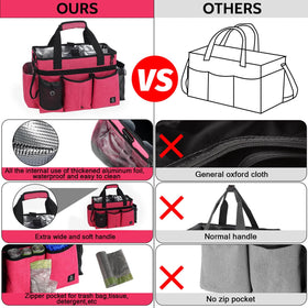 Timoxi Cleaning Caddy organizer divider highlights configurable compartments.