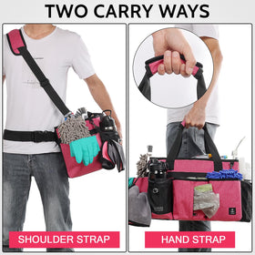 Timoxi Cleaning Caddy waterproof fabric endures daily use.