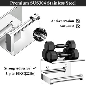 Tindbea stainless steel design resists rust in humid bathrooms