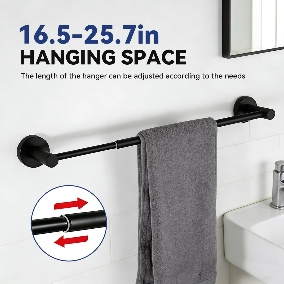 Tinecio matte black toilet paper holder adds clean, coordinated bathroom style.