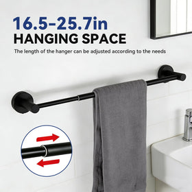 Tinecio matte black toilet paper holder adds clean, coordinated bathroom style.