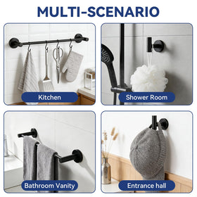 Tinecio concealed-screw wall mounting for a sleek bathroom look.