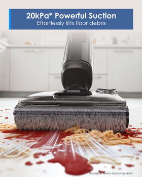 Tineco Floor ONE i6 Stretch dries quickly with 185°F heat after cleaning.