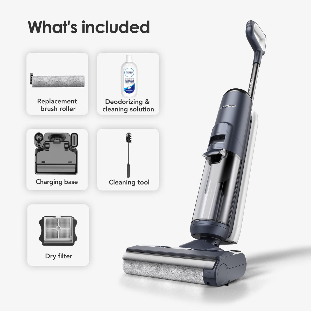 Tineco Floor ONE S5 runs long for extended cleaning sessions on large areas.