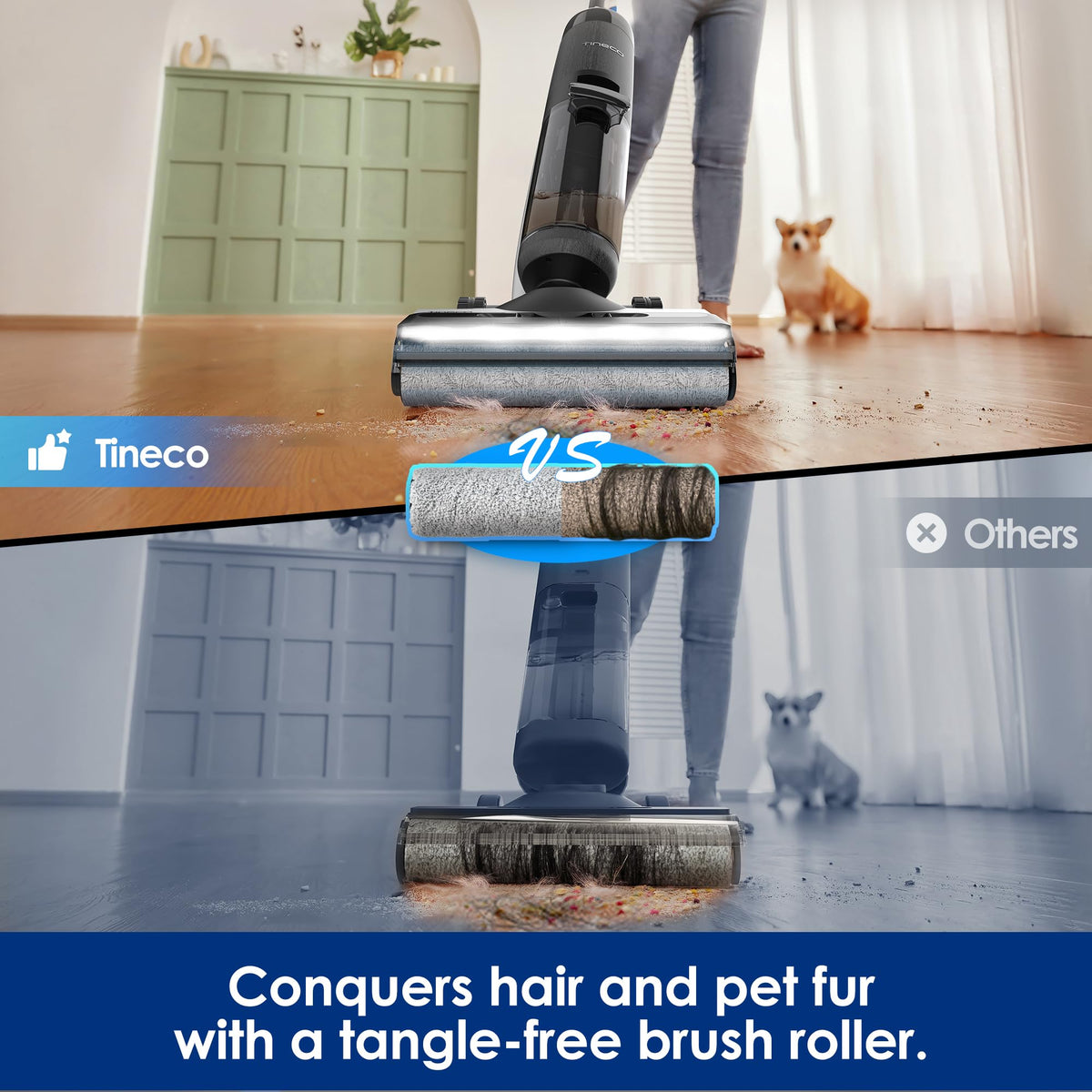 Tineco Floor ONE S7 PRO 40-minute runtime for longer cleaning sessions.