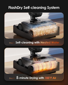 Tineco Floor One S7 Stretch delivers up to 75 minutes runtime on a single charge.
