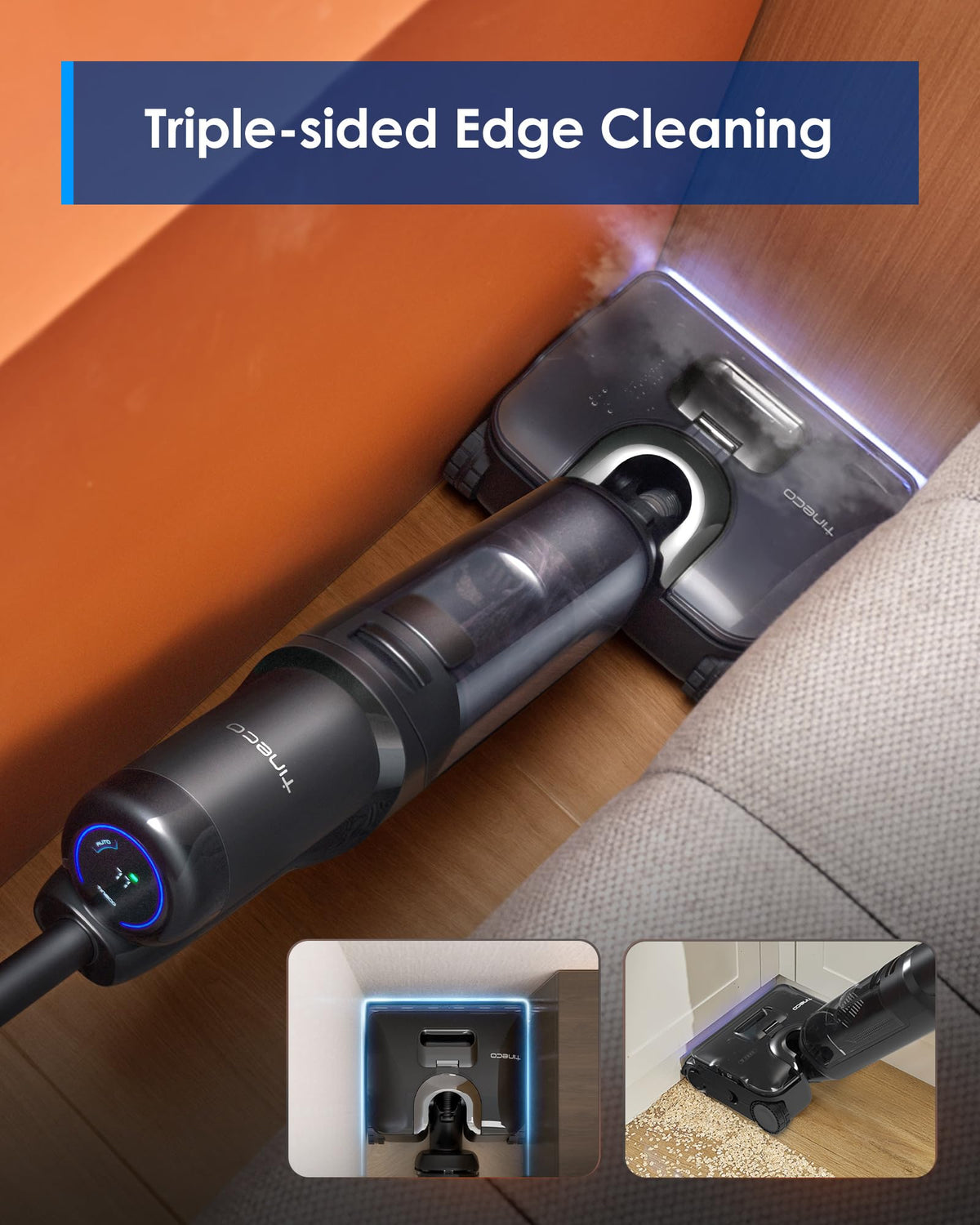 Tineco Floor One S7 Stretch FlashDry self-cleaning refreshes the unit quickly.