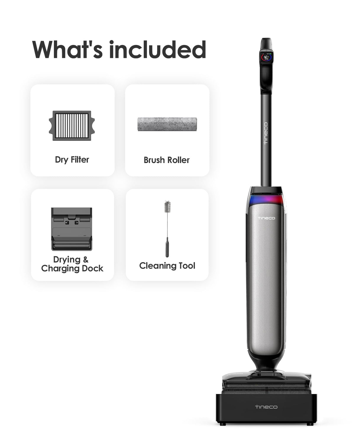 Tineco Floor One S9 Artist compact design suitable for multi-room cleaning.