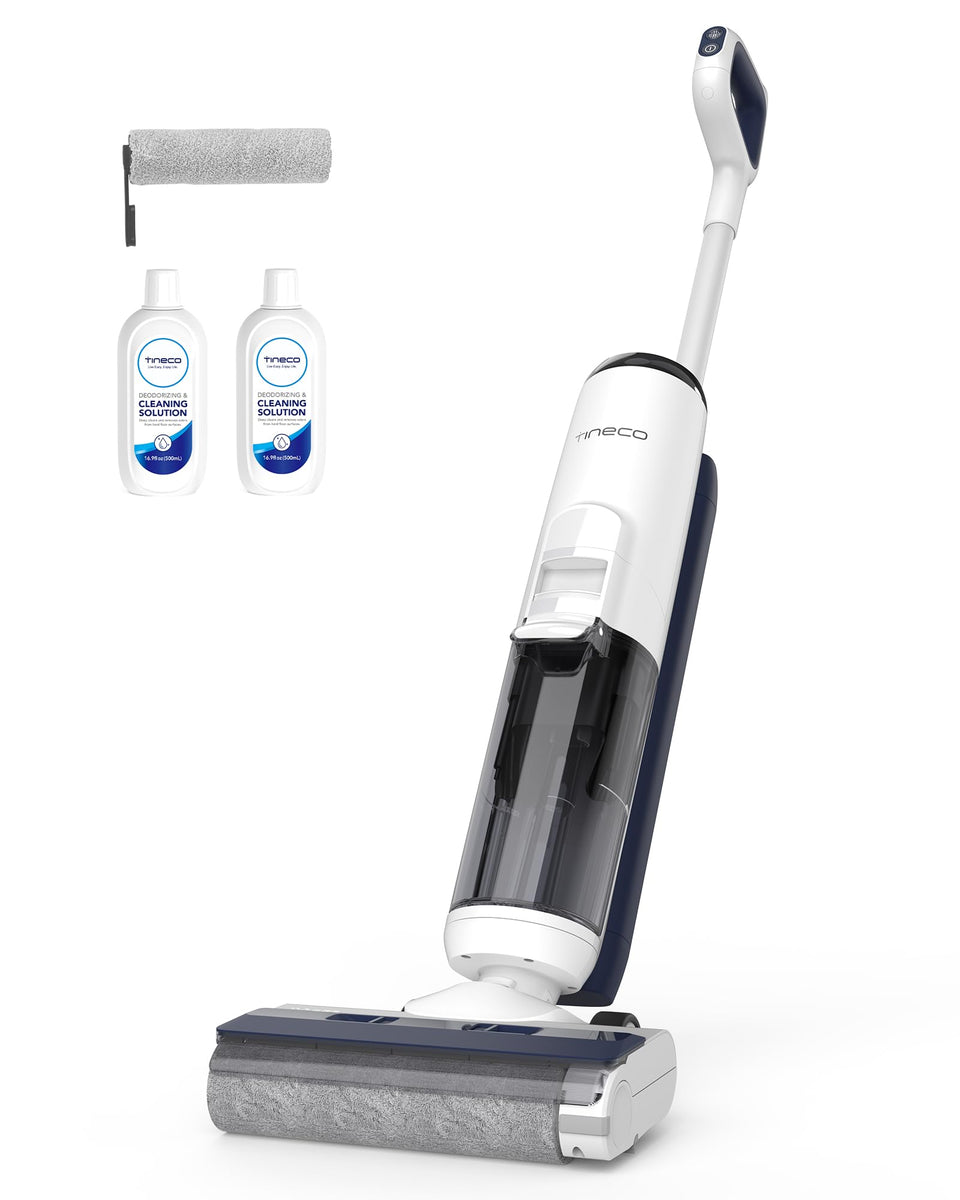 Tineco iFLOOR 5 Breeze main unit with dual tanks for clean water, keeps water separate for better results.