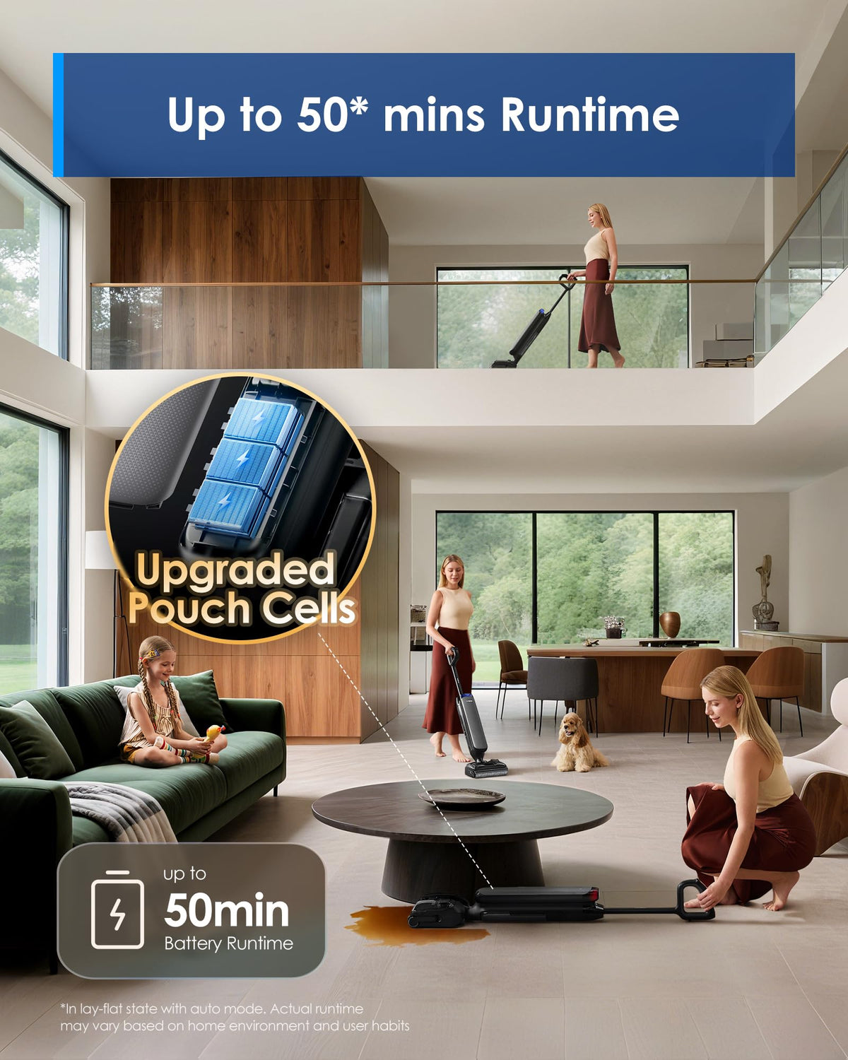 Tineco iLoop Smart Sensor guiding efficient cleaning