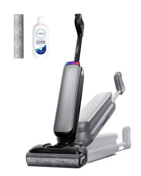 Tineco wet-dry vacuum cleaner shows 22kPa suction for deep cleaning