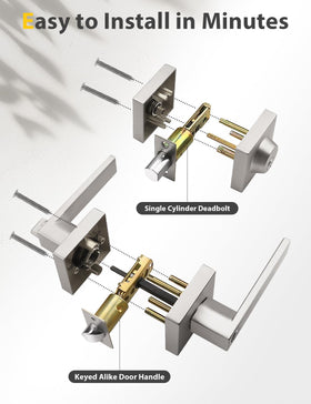 Tinewa anti-sawing bolt detail reinforces exterior door protection.