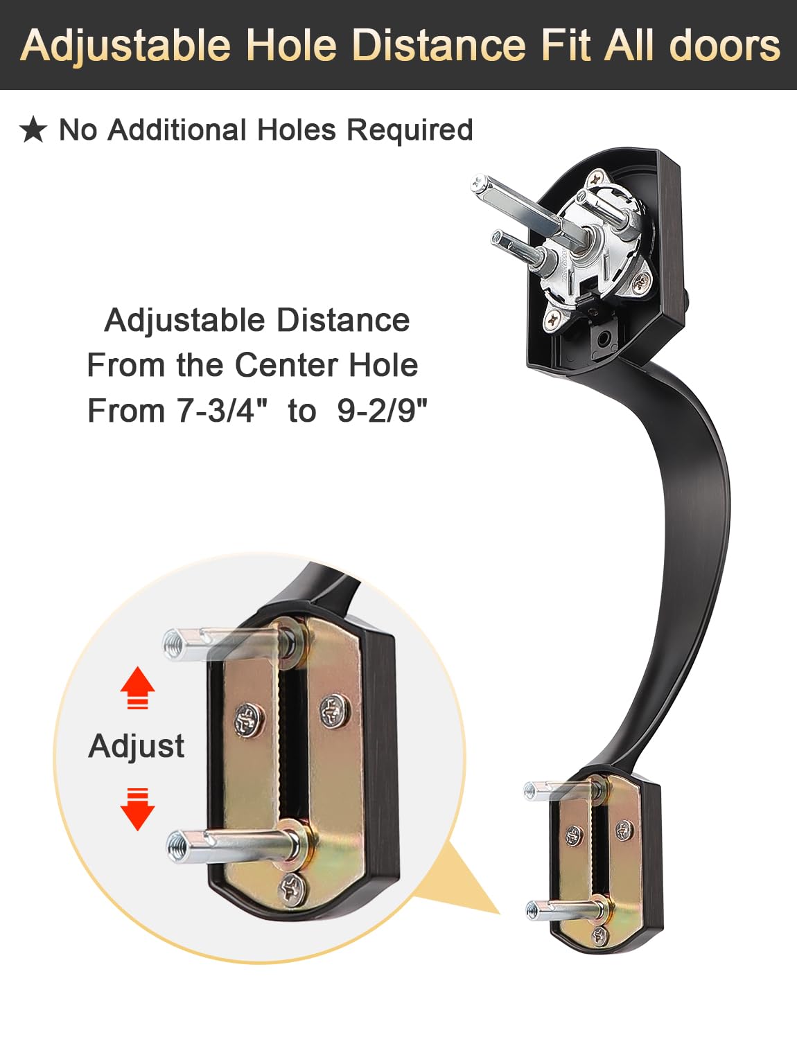 Tinewa Camelot arched deadbolt lock in oil rubbed bronze.