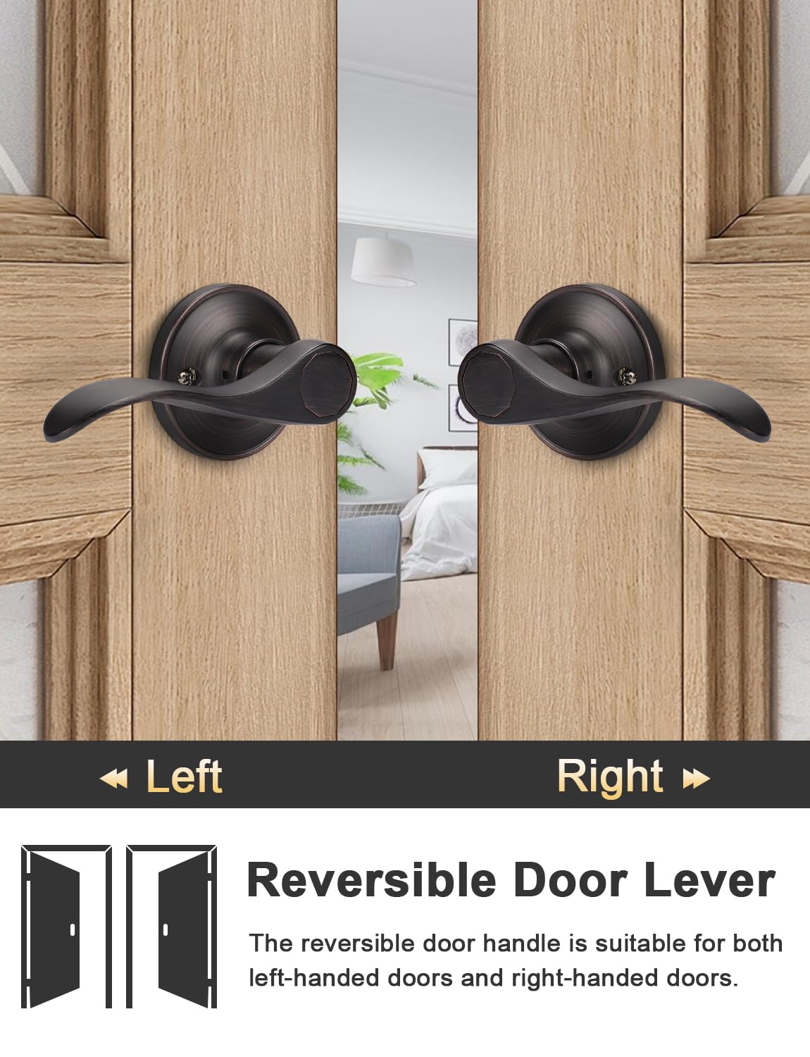 Tinewa Camelot door thickness range 1-3/8 to 1-3/4 inches.