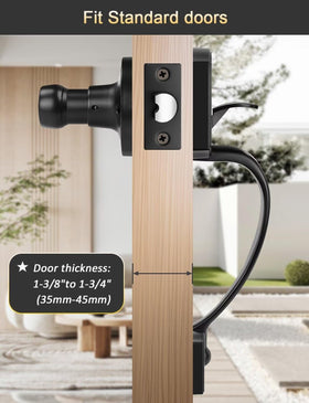 Tinewa Camelot Trim backset options compatible with standard doors