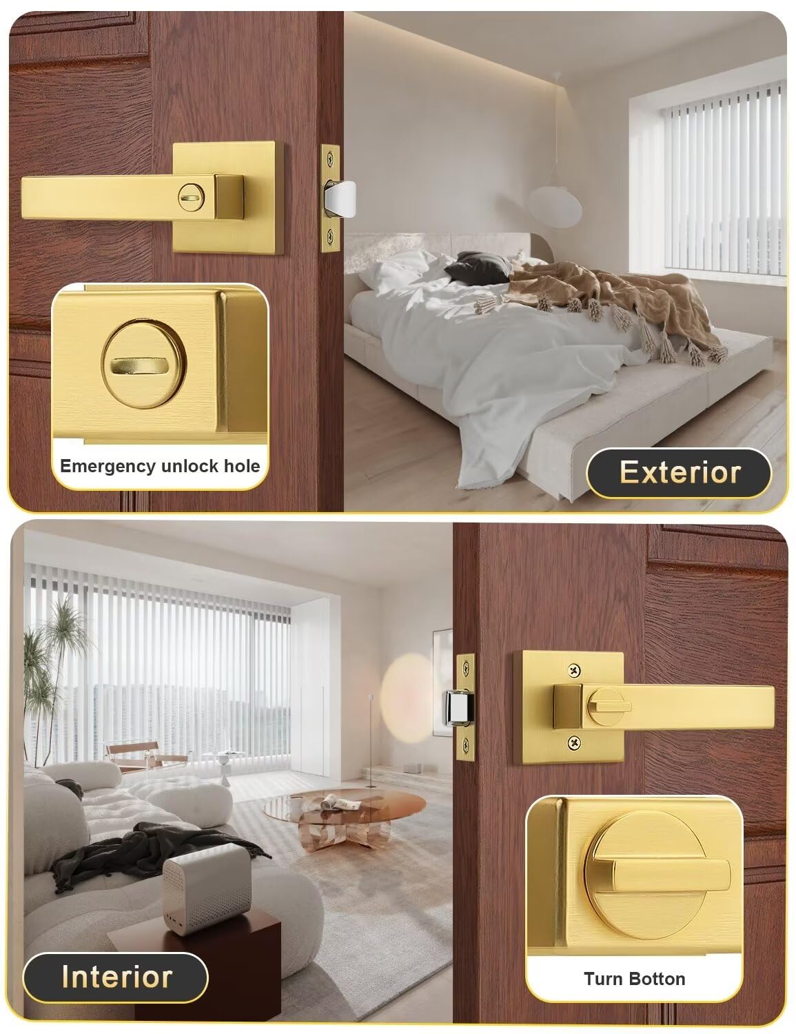 Tinewa left-right reversible lever provides flexible installation options