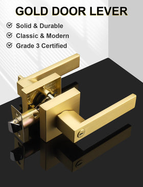 Tinewa satin brass finish closeup showing durable hardware
