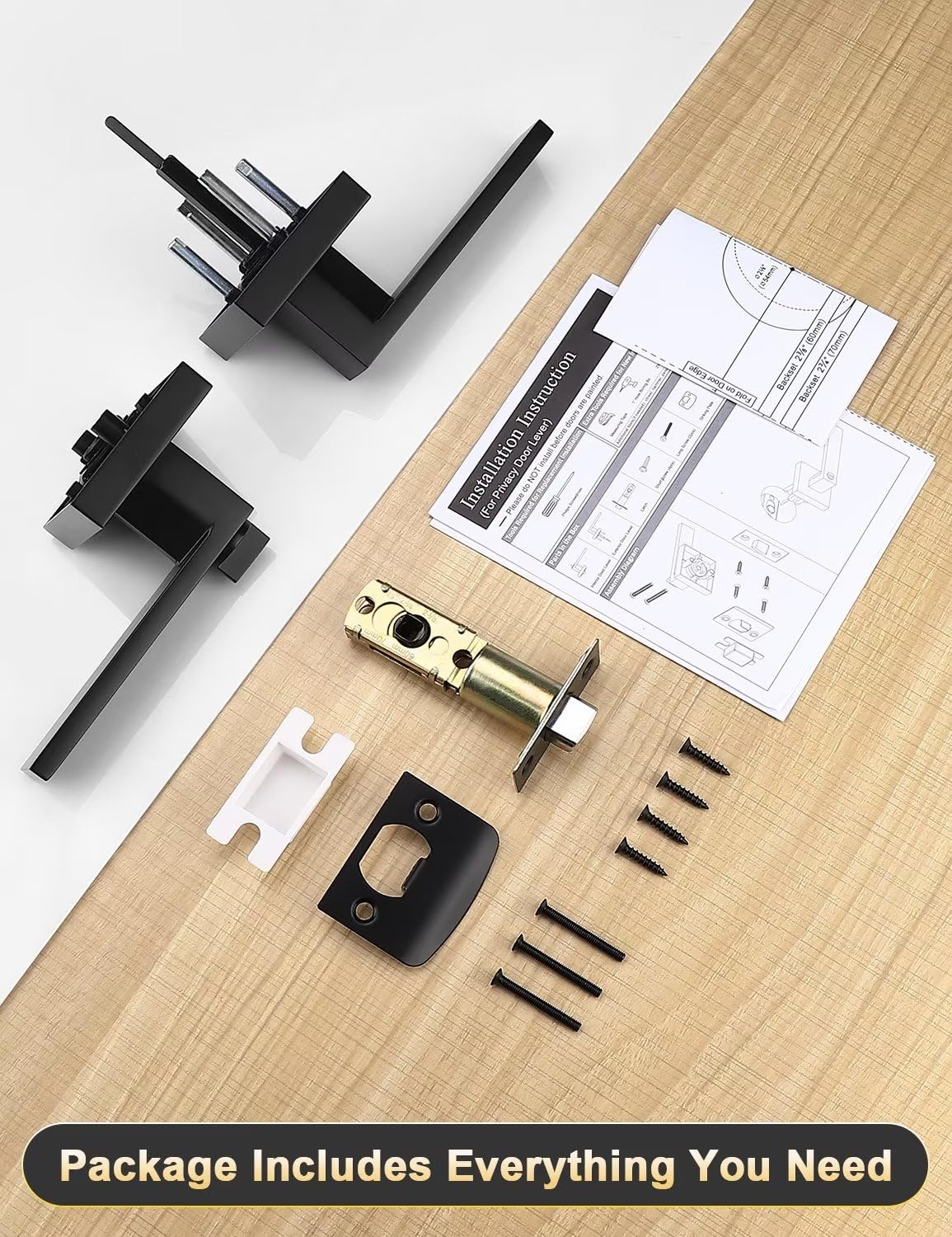 Tinewa zinc alloy construction with durable matte black finish close-up.
