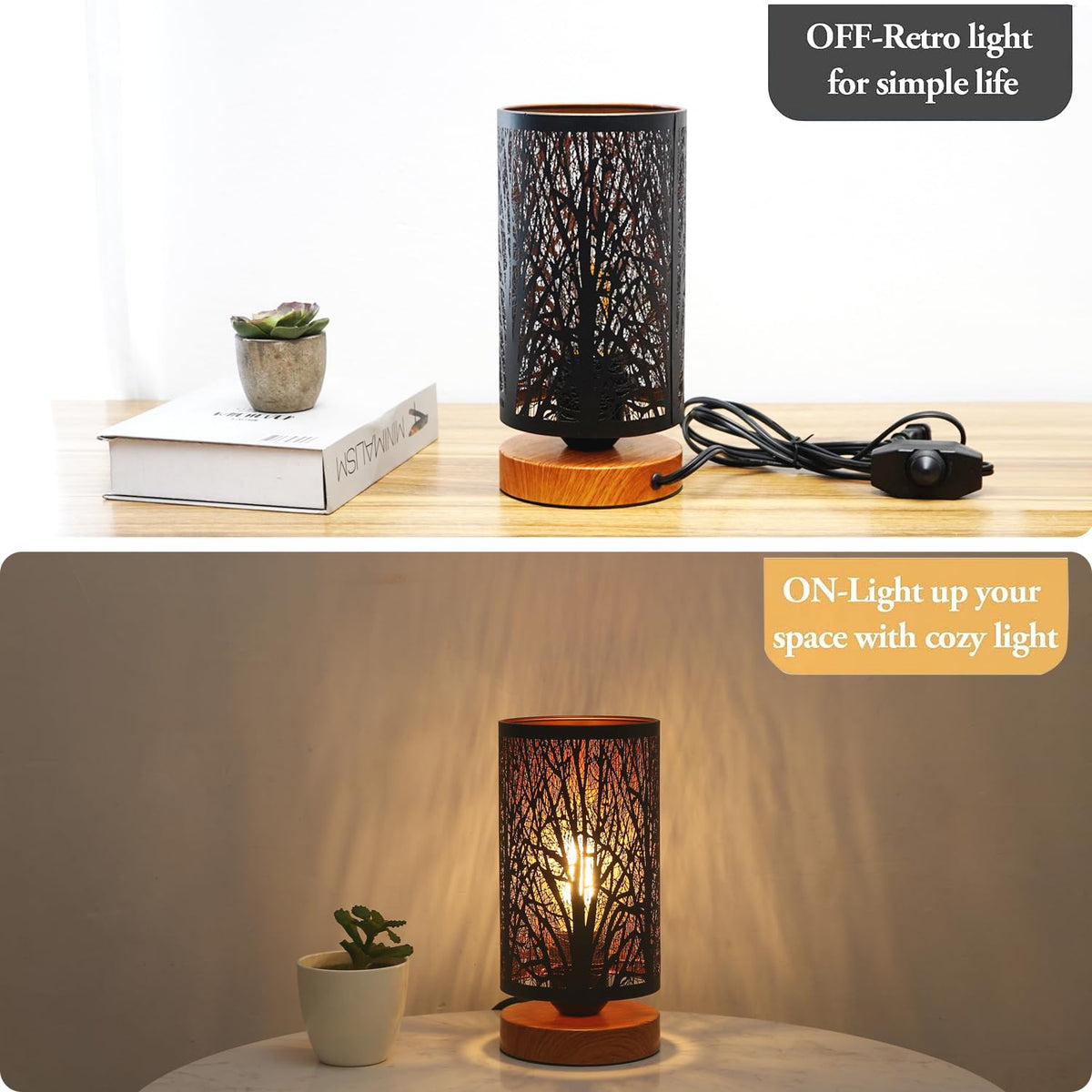Tingsize Edison LED bulb included delivers nostalgic warmth and energy savings
