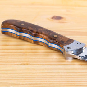 Tinlade G10 spacer sheets in blue for balanced knife handles