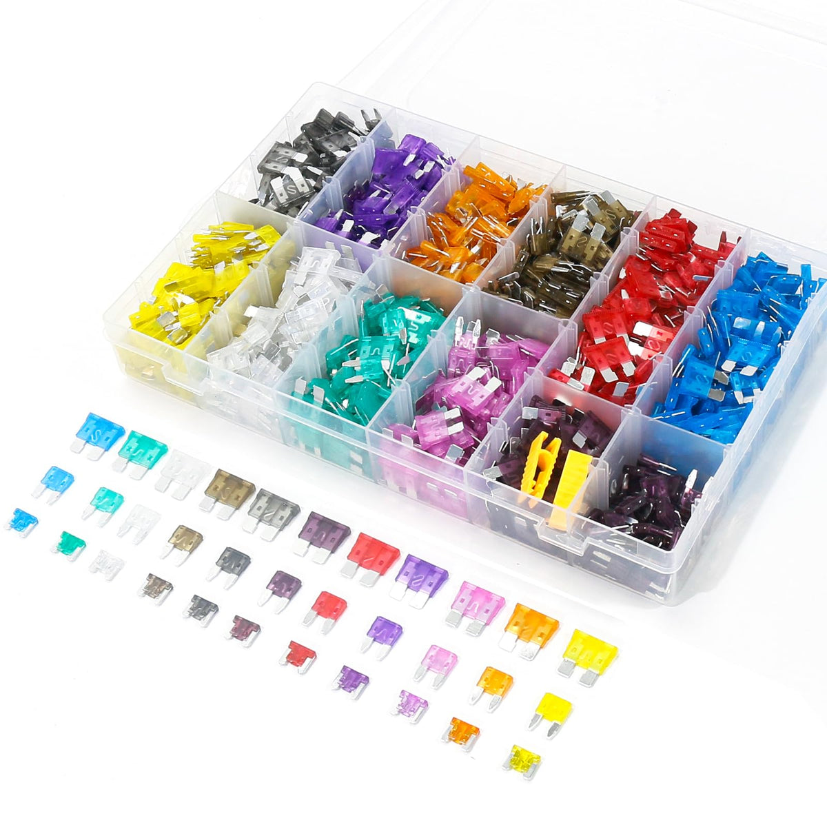 Tinrbip 1332pcs fuse kit standard fuses ensures reliable circuit protection