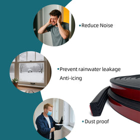 Tintvent auto door seal for improved cabin comfort