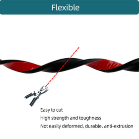 Tintvent EPDM foam seal material detail highlighting flexible, deformation-resistant design.