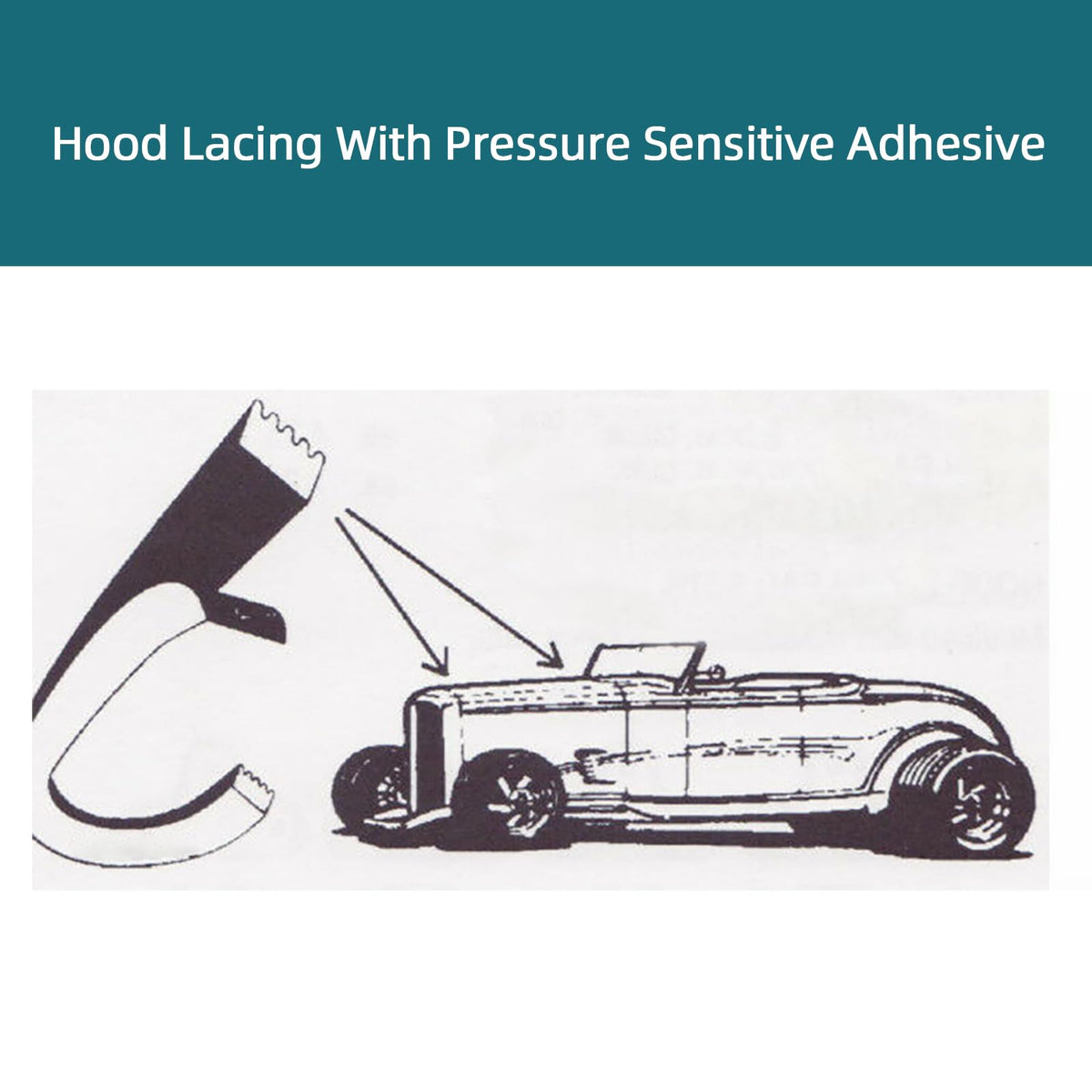 Tintvent garage-door sealing with strong tape adhesion