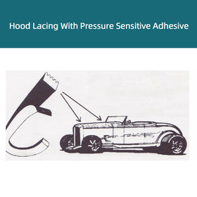 Tintvent garage-door sealing with strong tape adhesion