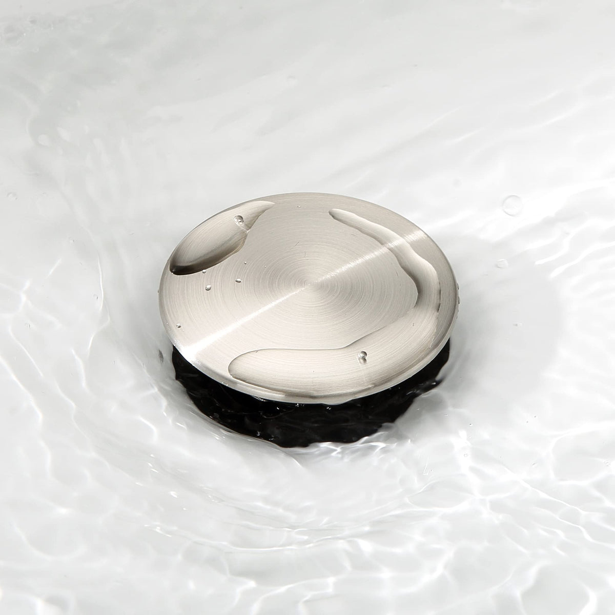 TIORIY brushed nickel finish closeup, durable and resistant to daily wear.